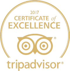 Certificat d’excellence Tripadvisor